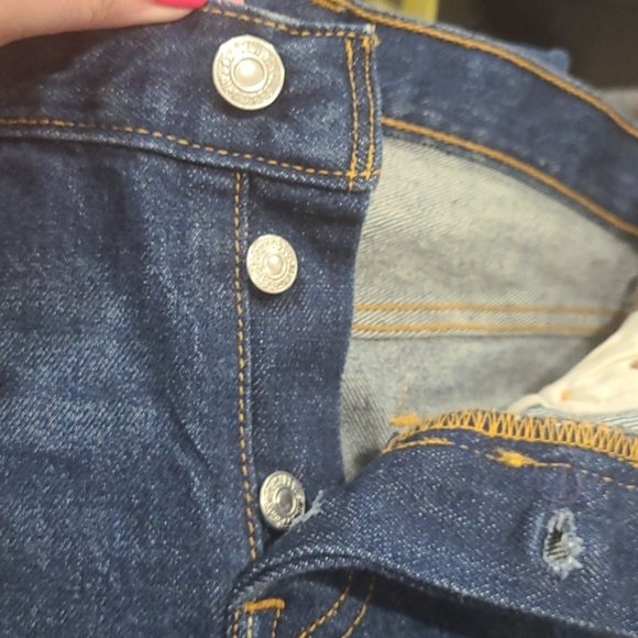 Levi's 501 CT Button fly Tapered Leg Jeans - Picture 6 of 15